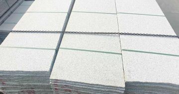 吐鲁番芝麻白毛板，石材毛板