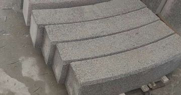 吐鲁番芝麻白弧形路牙石