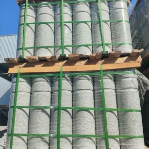 吐鲁番挡车柱芝麻白 挡车石