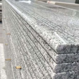 吐鲁番芝麻白楼梯踏步 花岗岩楼梯板材