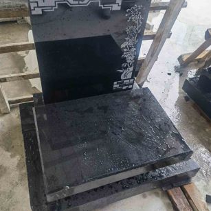 吐鲁番花岗岩墓碑石 墓碑 套墓