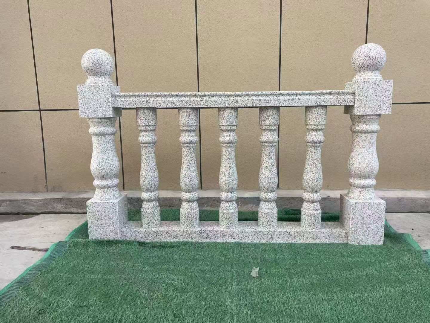 吐鲁番芝麻白阳台栏杆 花岗岩栏杆