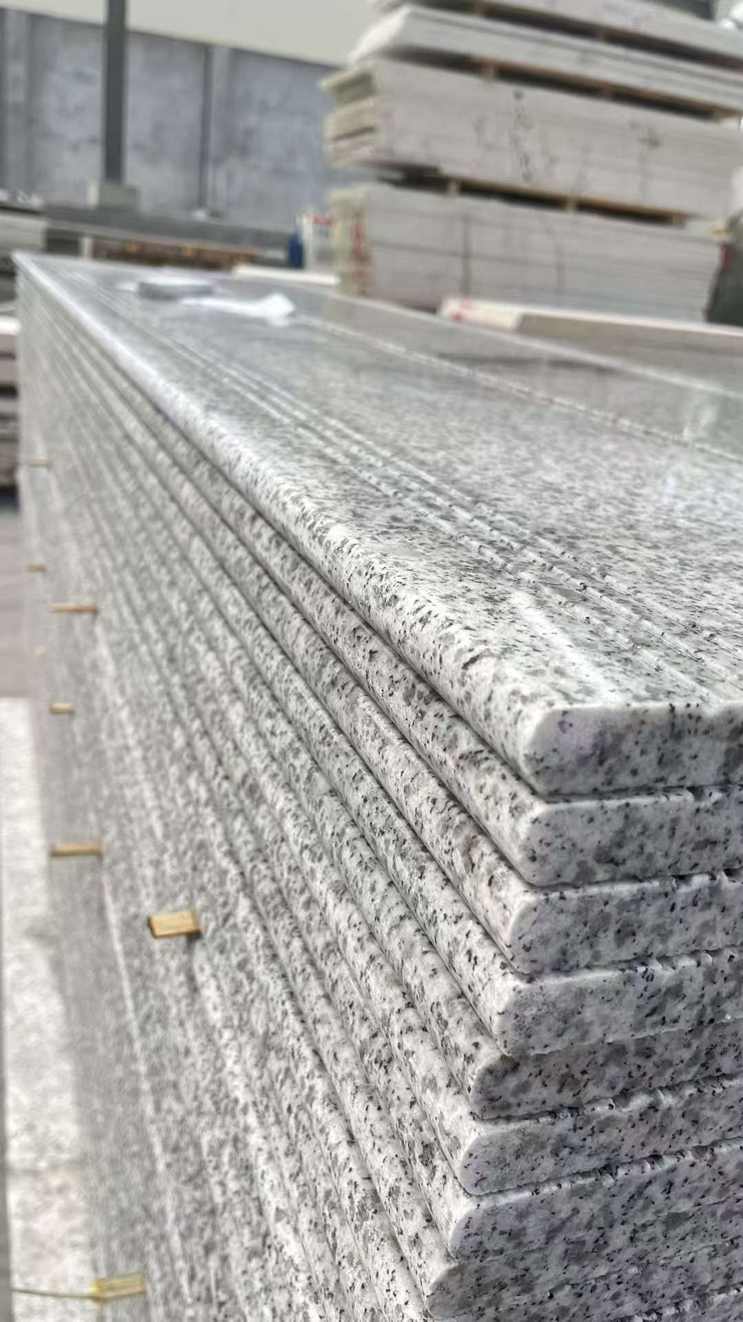 吐鲁番芝麻白楼梯踏步 花岗岩楼梯板材