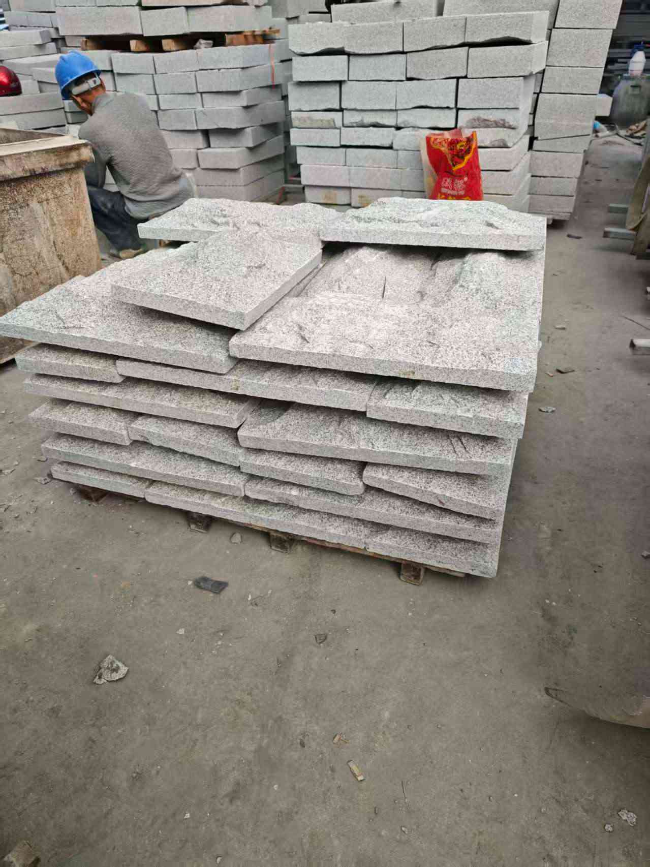 吐鲁番芝麻白蘑菇石，自然面